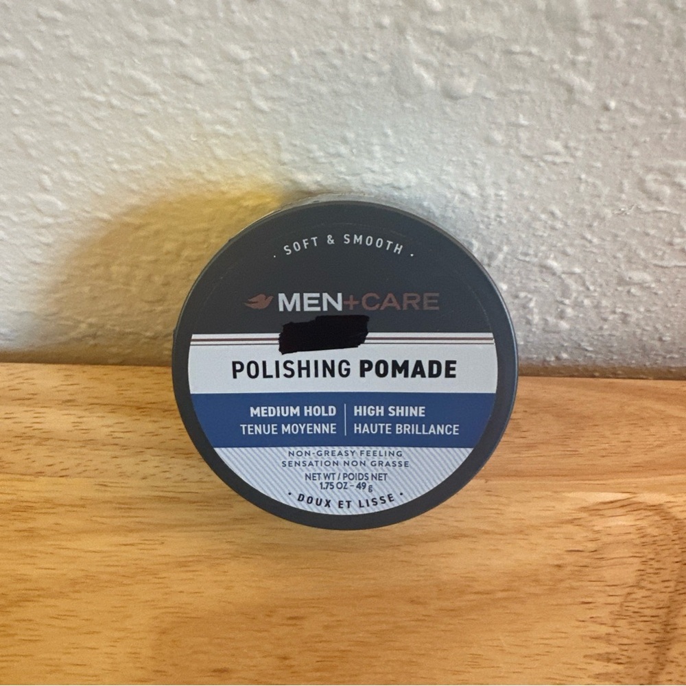 Dove Men Care Medium Hold Polishing Pomade - 1.75 oz High Shine/Medium Hold NWT